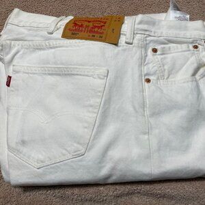501® Original Fit Men's Jeans (White), size 38x32- Authentic, Straight leg